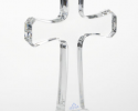 24% Lead Crystal Crosses.  Made in Poland.

Supplied with a nice gift box.

Engraving can be added for an additional charge.

Overall Dimensions of Cross:  8″ H x 4.5″ W x .75″ D

Base measures: 3.5″ L x 2.25″ W

Perfect as a gift.  Can be placed on a mantel or table or memorial niche.