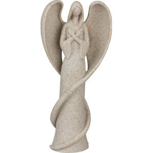 
Specifications: 
Captures the essence of angelic repose, providing a truly appropriate resting place
Painstakingly hand finished to replicate the sculptors original work
Hand honed to produce a smooth natural granite finish
Personalizable via text laser engraving
Font choices on this item are limited to Arial, Lydian, Monotype Corsiva, Times New Roman and Windsor
Capacity of 6 Cubic Inches

Dimensions:
  Width: 4 7⁄8"
  Height: 10 1⁄2"
  Length: 2 1⁄2"