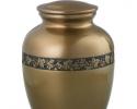 The Aegean Bronze Keepsake is our miniature Grecian style urn with our faux bronze finishing.  This urn utilizes our exclusive cold cast aluminum body encircled with delicately sculpted ivy.

The Aegean Bronze is hand colored to the appearance of aged bronze, and seals with our marine grade fitting.

Specifications: 
Delivers all the elegance and permanence of bronze at a fraction of the cost
Hand cast
Hand Polished
Personalizable via our laser engraving
Capacity of 26 Cubic Inches


Dimensions:
  Width: 3 3⁄4"
  Height: 5 1⁄4"
  Length: 3 3⁄4"