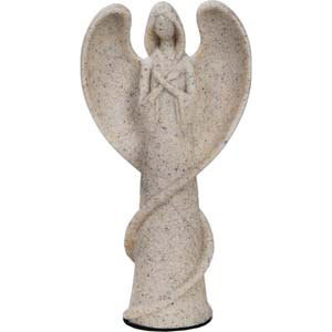 The Serenity Micro Angel is a wholly unique miniature keepsake with an emotional context unlike anything else available on the market today. 

Dimensions:
  Width: 1"
  Height: 3 7⁄8"
  Length: 2" 