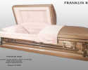 Franklin Rose Metal Casket