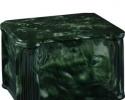 Cultured dark emerald marble comes together in an exclusive sculpted design.  Where commonly distributed cultured marble urns are listless and slab in design, the U1-CM-20 brings exclusive sculpted elegance with rounded corners and edging as well as sophisticated columns.

Unlike competetive products the U1-CM-20 is fully finished and hand polished. This is a significant difference. 
Other manufacturers hide imperfections under a massive felt pad on the bottom of the urn, or use a decal on the outside to approximate the appearance of marble.  The U1-CM-20 is fully polished - even underneath, and is hand colored so that each and every urn is unique, just like natural marble. Attention to detail extends to the seal on this urn.  A polished and plated marine grade seal (with gasket) ensures tight element protective sealing as well as peace of mind.


Specifications: 
Elegant Column Design
Hand Crafted
Hand Polished
Engineered Sealing (Marine Grade)
Hand Colored (each is unique)
Personalizable via all levels of our laser engraving.
Suitable for burial (over 8,500 psi rating)
205 Cu in Capacity

Dimensions:
  Width: 7 1⁄4"
  Height: 5 3⁄4"
  Length: 9 1⁄8"