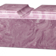 B-Tuscany Double Cultured Marble Adult Companion Urn – Purple