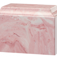 B-Tuscany Cultured Marble Adult Urn Pink